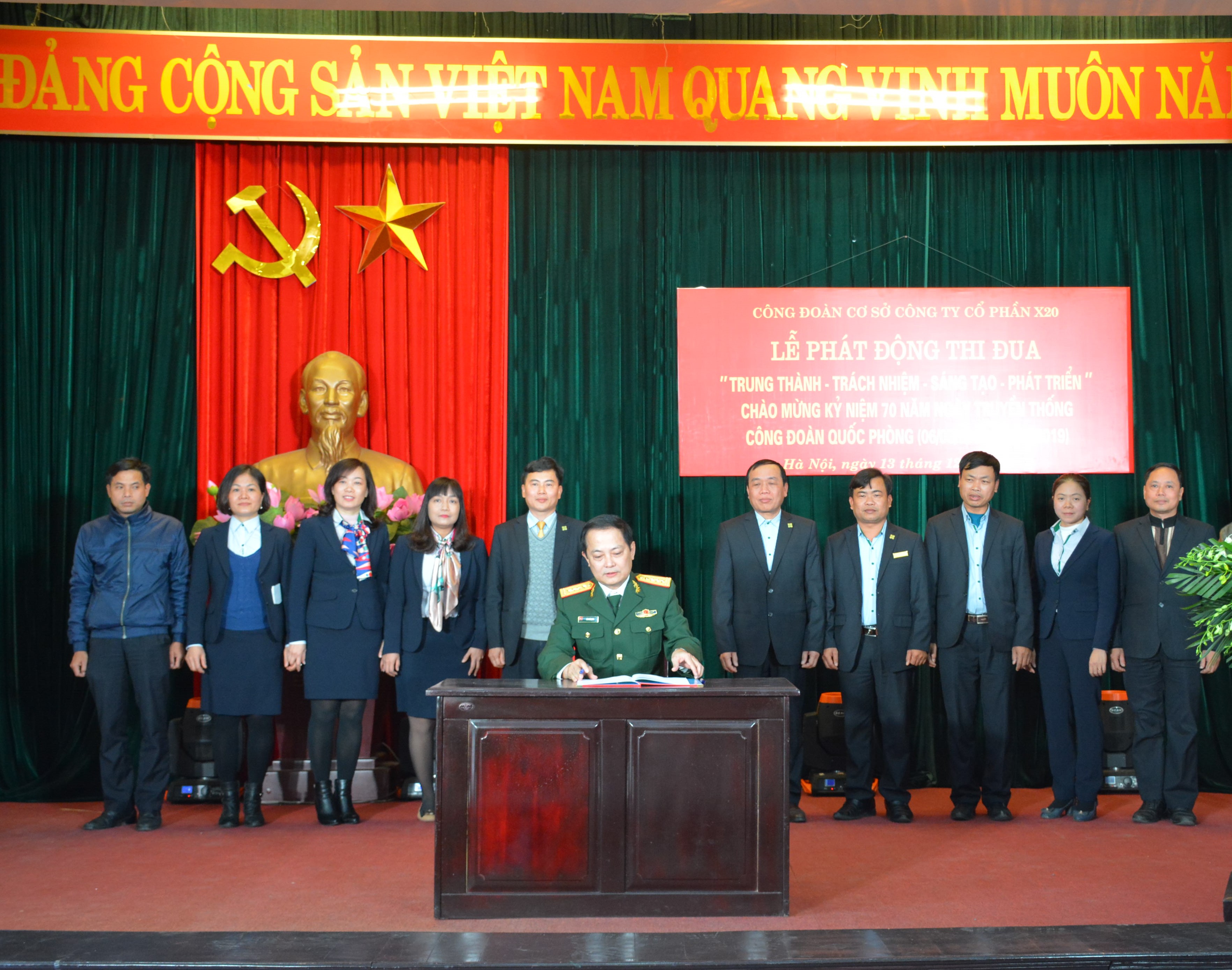 Công ty Cổ phần X20 (Tổng cục Hậu cần) phát động đợt thi đua cao điểm